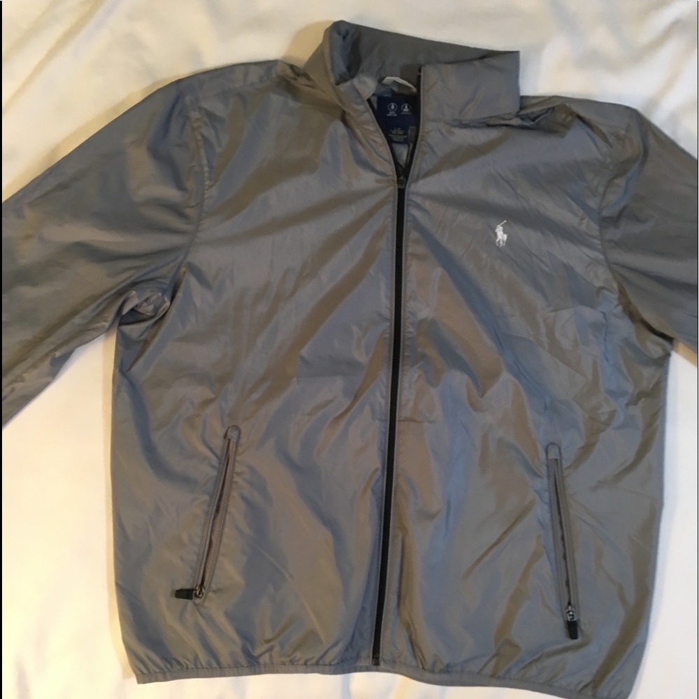 Polo golf waterproof hooded windbreaker jacket